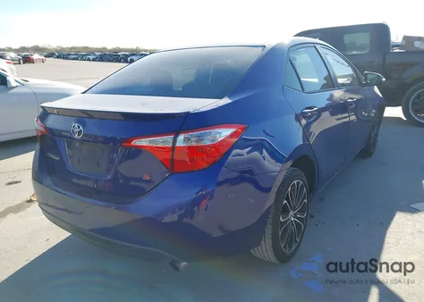 2014 Toyota Corolla S Plus из США, поврежденный, VIN 5YFBURHE8EP028790